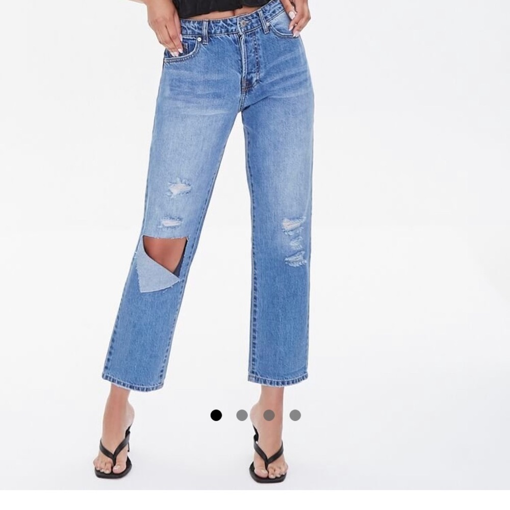 Premium Distressed Boyfriend Jeans
